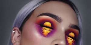 Menakjubkan, Riasan Mata Cantik Menyerupai Sunset