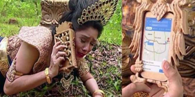 Viral, Video Kolosal Brama Kumbara Bermain Smartphone