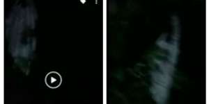 Warganet Heboh, Sosok Putih Misterius Muncul di Video Ini