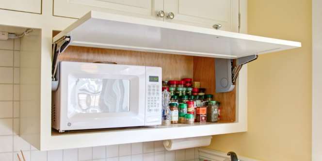 Letak Microwave Terbaik Agar Terlihat Apik dan Aman