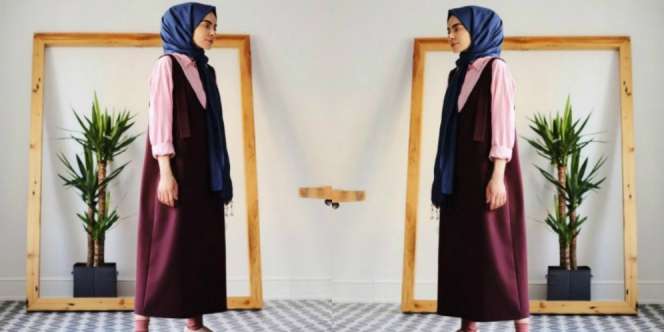 Overall Skirt, Street Style yang Bikin Hijaber Kian Kece