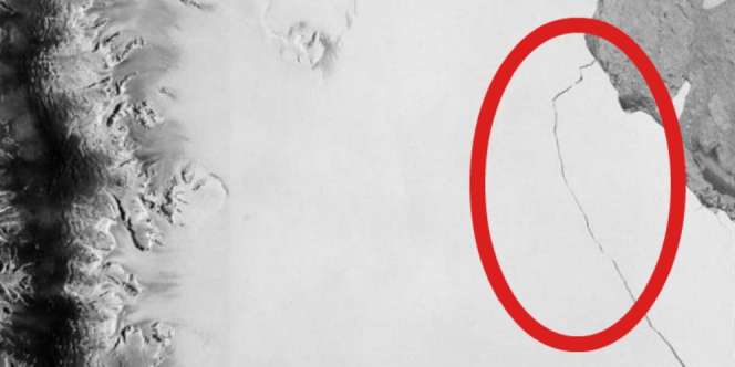 Gunung Es 1 Triliun Ton Lepas dari Antartika