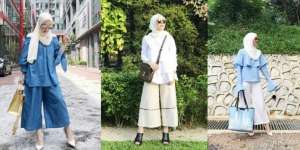 Tips Memadukan Ruffle Top dan Palazzo ala Hijaber Hits