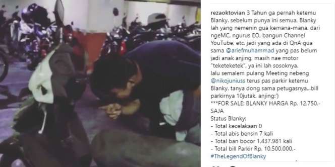 3 Tahun Tinggalkan Motor di Parkiran, Astaga Tagihannya...