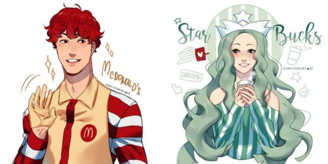 Inilah Jadinya Maskot Resto Waralaba Diganti Anime