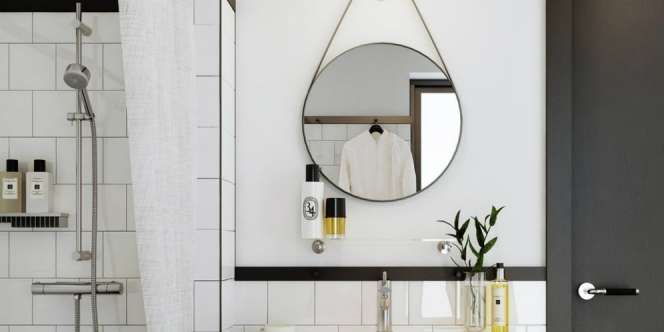 Cermin Bulat Bikin Kamar Mandi Jadi Terlihat Stylish