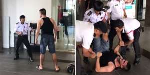 Ketika Petarung MMA Tinggi Besar Keok Lawan Satpam Cungkring