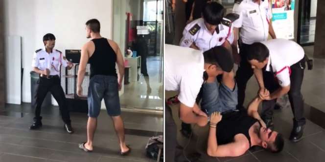 Ketika Petarung MMA Tinggi Besar Keok Lawan Satpam Cungkring