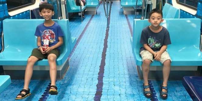 Keren! Ada Arena Olahraga di Dalam MRT 