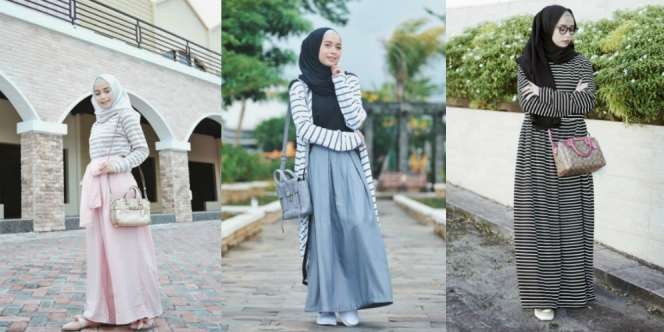 Sering Dihindari, Ini Tips Kenakan Motif Garis Tetap Langsing