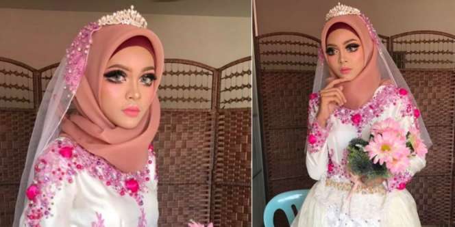 Tren Baru, Riasan Pengantin Hijab Mirip Sailormoon