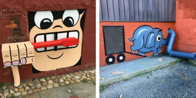 Aneka Mural di Jalanan Ini Bikin Orang Senyum-senyum Sendiri