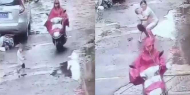 Tabrak Bocah, Si Cewek Melenggang Tanpa Rasa Bersalah