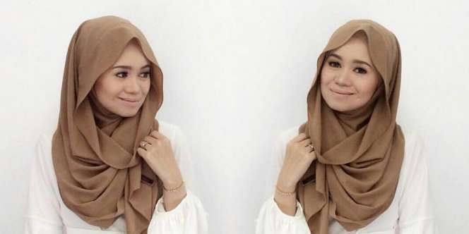 Gaya Hijab Menutup Pipi Chubby yang Patut Dicoba