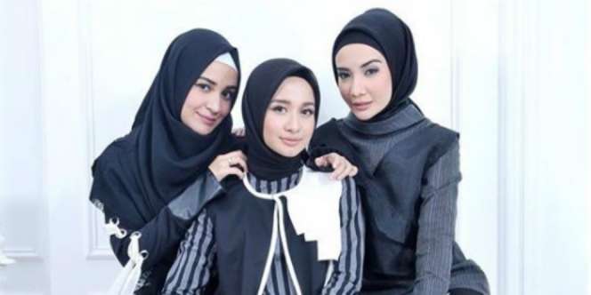 Cara Kenakan Baju Gelap Tanpa Terlihat Tua ala Shireen Sungkar