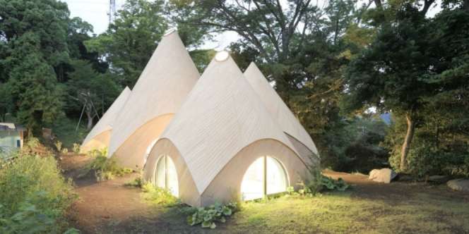 Ada Rumah Tenda Unik dalam Hutan, Isinya Ternyata...