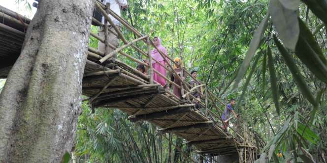 Setelah 100 Tahun, Warga Jagabita Baru Punya Jembatan Beton