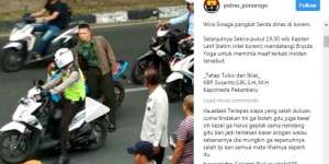 Viral, Anggota TNI Tak Pakai Helm Maki dan Pukul Polantas