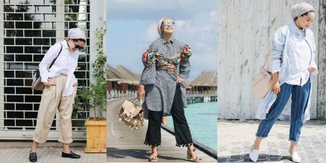 Busana Hijab Menarik Buat Akhir Pekan