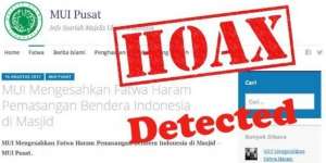 MUI: Fatwa Haram Pasang Bendera di Masjid Hoax