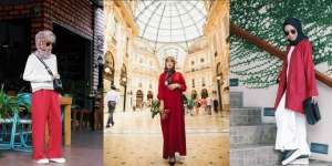 Inspirasi Merah-Putih dari Dian Pelangi dan Influencer Hijab