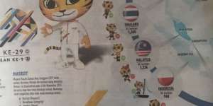 Bendera Indonesia Terbalik Juga Dimuat di Koran Malaysia