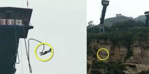 Momen Mendebarkan, Selamat dari Tali Bungee Jumping yang Putus