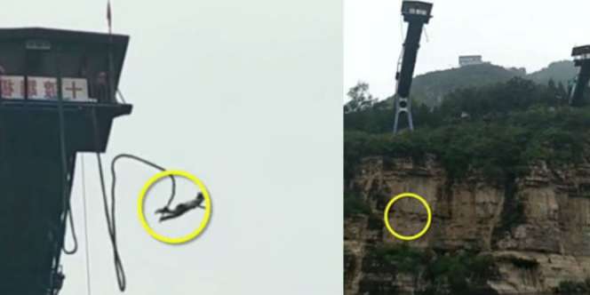 Momen Mendebarkan, Selamat dari Tali Bungee Jumping yang Putus