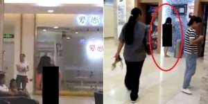 Murka Mantan Suami Ungkit Pemberian, Wanita Buka Baju di Mall