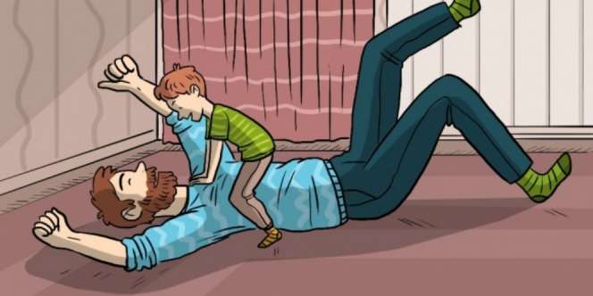 13 Ilustrasi Menyentuh Buatmu Ingin Bilang 'Aku Sayang Ayah'