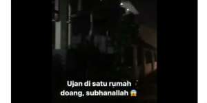 Heboh 'Hujan' Langka di Tebet, Cuma Guyur 1 Rumah