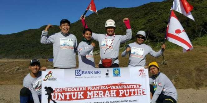 Pramuka & Vanaprastha Bakal Kibarkan Merah Putih di Mont Blanc