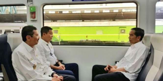 Rayakan Idul Adha di Sukabumi, Jokowi Naik Kereta Khusus