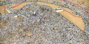 Menggetarkan! Foto Udara 2 Juta Jemaah Haji Wukuf di Arafah