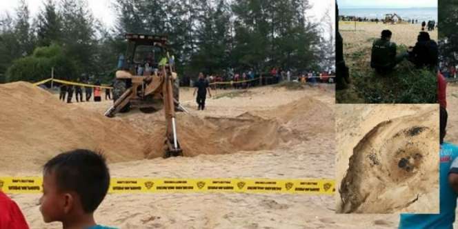 Misteri Bau Busuk di Pesisir Pantai, Saat Digali Isinya...