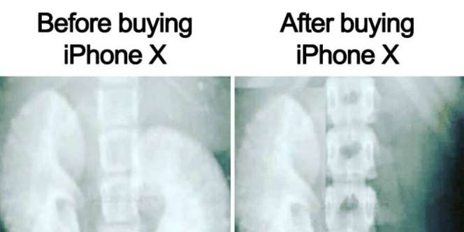 Meme Kocak Warganet Sindir Harga iPhone X, Bikin Ngakak