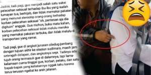 Pria Muda Lecehkan Ibu Tua di Angkot, Astagfirullah!