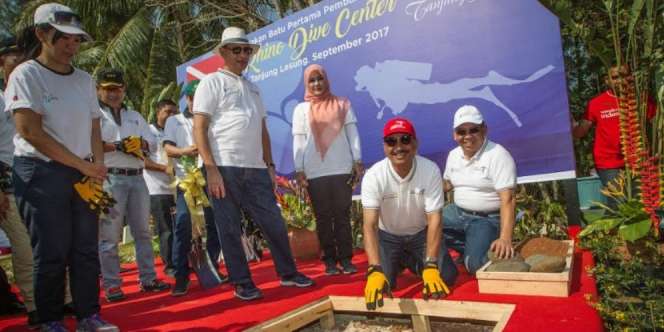 Tanjung Lesung Resmikan Pembangunan Rhino Dive Center