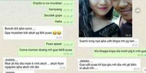 Viral! Obrolan Istri dengan Selingkuhan Suami, Warganet Geram