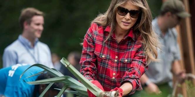 Baju Melania Trump Saat Berkebun Tuai Kontroversi