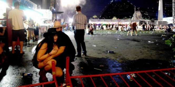Penembakan Brutal di Las Vegas, 20 Orang Tewas, 100 Luka-luka