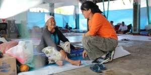 Evakuasi Besar-besaran Ayam Ternak Pengungsi Gunung Agung