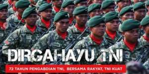 HUT ke-72 TNI, Jokowi: Politik Tentara Adalah PolitiK Negara