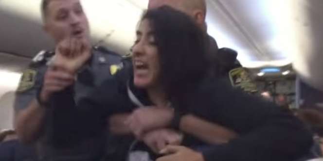 Cekcok Karena Anjing, Wanita Hamil Diseret Keluar Pesawat