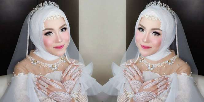 Ternyata Pengantin Hijab Indonesia Senang Pakai White Henna