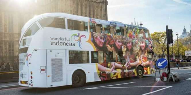 Wow! Bus-bus Wonderful Indonesia Mengaspal di Ibukota Amerika 