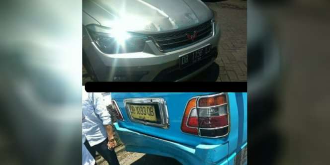 Heboh, Tabrak Angkot Wuling Tak Penyok Ternyata...