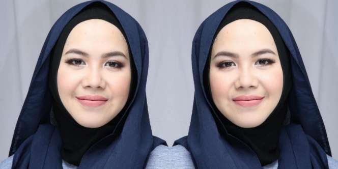 Ariesha Tjakrawinata: 4 Ide Gaya Hijab Kasual Pakai Pashmina