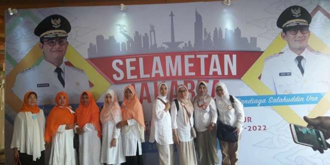 Copet 'Panen' di Pesta Rakyat Pelantikan Anies-Sandi