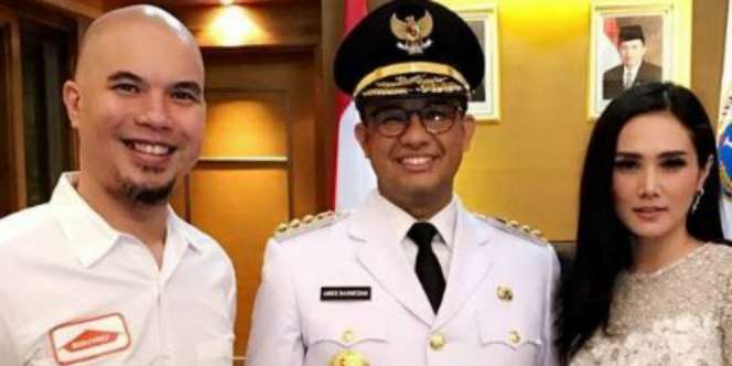 Foto Bareng Anies Baswedan, Kostum Mulan Jameela Jadi Sorotan